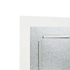 U Brands Dry Erase<Floating Glass Ghost Grid Dry Erase Board, Frameless, 3' x 2' (2798U00-01)