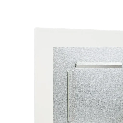 U Brands Dry Erase<Floating Glass Ghost Grid Dry Erase Board, Frameless, 3' x 2' (2798U00-01)