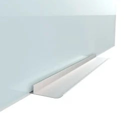 U Brands Dry Erase<Floating Glass Ghost Grid Dry Erase Board, Frameless, 3' x 2' (2798U00-01)