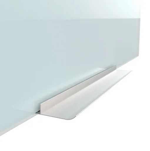 U Brands Dry Erase<Floating Glass Ghost Grid Dry Erase Board, Frameless, 3' x 2' (2798U00-01)