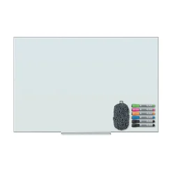 U Brands Dry Erase<Glass Dry-Erase Whiteboard, 3' x 2' (3975U00-01)