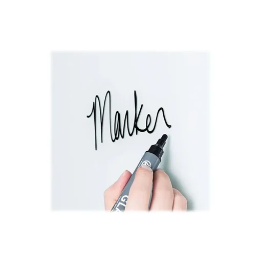 U Brands Dry Erase<Glass Dry-Erase Whiteboard, 3' x 2' (3975U00-01)