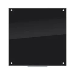 U Brands Dry Erase<Glass Dry-Erase Whiteboard, 3' x 3' (2810U00-01)