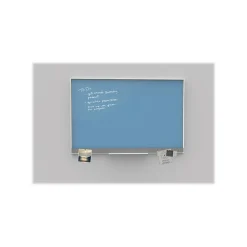U Brands Dry Erase<Glass Dry-Erase Whiteboard, Aluminum Frame, 2' x 1.5' (3193U00-01)
