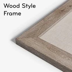 U Brands Bulletin<Linen Bulletin Board, Wood Frame, 6' x 4' (4897U00-01)