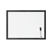 U Brands Dry Erase<Magnetic Dry Erase Whiteboard, Black MDF Frame, 23" x 17" (307U00-01)