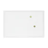 U Brands Dry Erase<Magnetic Dry Erase Whiteboard, White Decor Frame, 30" x 20" (2071U00-01)