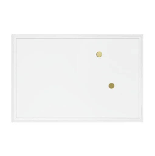 U Brands Dry Erase<Magnetic Dry Erase Whiteboard, White Decor Frame, 30" x 20" (2071U00-01)