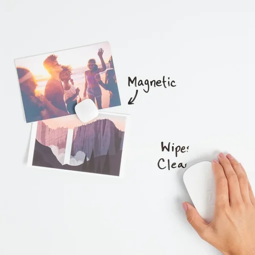 U Brands Dry Erase<Magnetic Dry Erase Whiteboard, White Decor Frame, 30" x 20" (2071U00-01)
