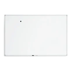U Brands Dry Erase<Magnetic Porcelain Dry-Erase Whiteboard, Aluminum Frame, 6' x 4' (4901U00-01)