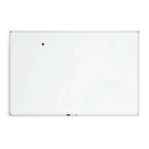 U Brands Dry Erase<Magnetic Porcelain Dry-Erase Whiteboard, Aluminum Frame, 6' x 4' (4901U00-01)