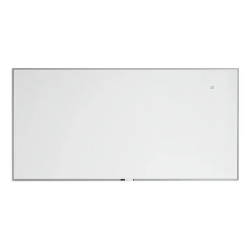 U Brands Dry Erase<Magnetic Porcelain Dry-Erase Whiteboard, Aluminum Frame, 8' x 4' (4902U00-01)
