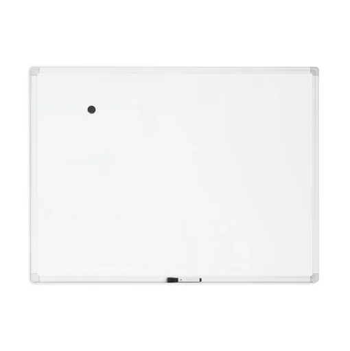 U Brands Dry Erase<Magnetic Porcelain Dry-Erase Whiteboard, Aluminum Frame, 4' x 3' (4900U00-01)