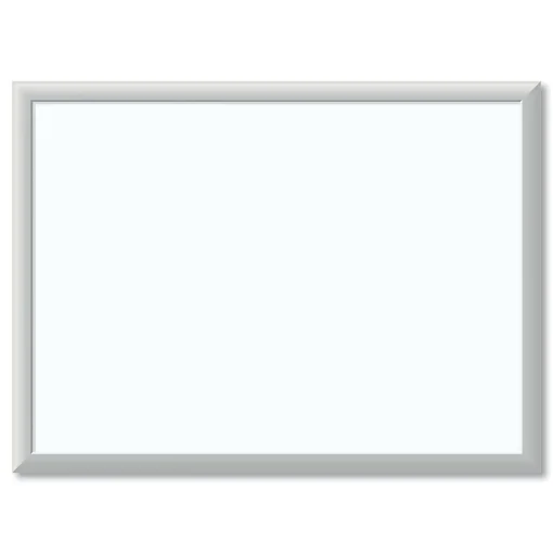 U Brands Dry Erase<Melamine Dry Erase Whiteboard, Silver Aluminum Frame, 23" x 17" (00030AANNN)