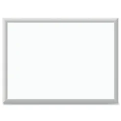 U Brands Dry Erase<Melamine Dry Erase Whiteboard, Silver Aluminum Frame, 23" x 17" (00030AANNN)