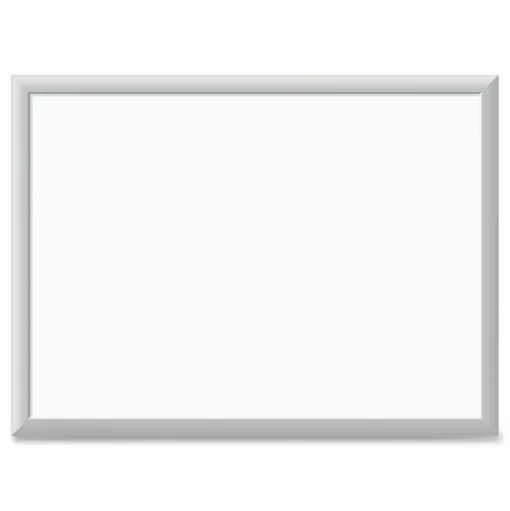 U Brands Dry Erase<Melamine Dry Erase Whiteboard, Silver Aluminum Frame, 23" x 17" (00030AANNN)