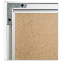 U Brands Dry Erase<Melamine Dry Erase Whiteboard, Silver Aluminum Frame, 23" x 17" (00030AANNN)