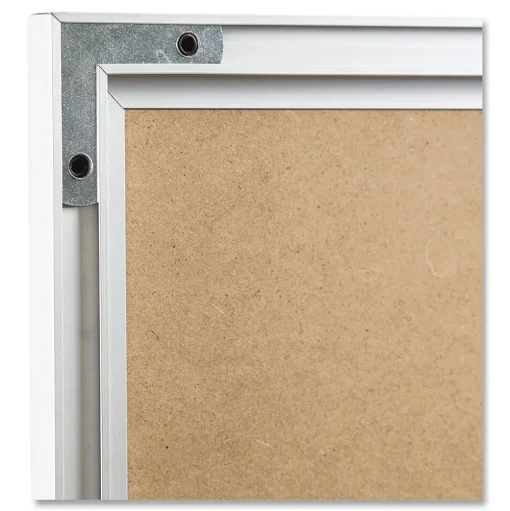 U Brands Dry Erase<Melamine Dry Erase Whiteboard, Silver Aluminum Frame, 23" x 17" (00030AANNN)