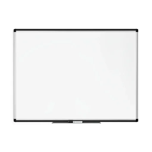 U Brands Dry Erase<PINIT Steel Dry-Erase Whiteboard, Aluminum Frame, 4' x 3' (2807U00-01)