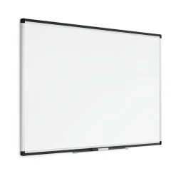 U Brands Dry Erase<PINIT Steel Dry-Erase Whiteboard, Aluminum Frame, 4' x 3' (2807U00-01)