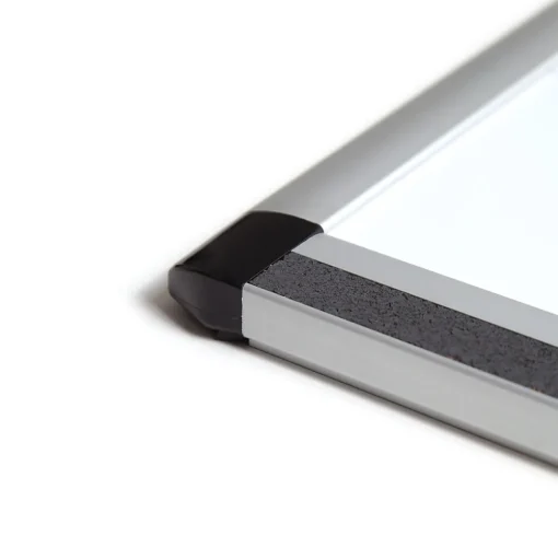 U Brands Dry Erase<PINIT Steel Dry-Erase Whiteboard, Aluminum Frame, 4' x 3' (2807U00-01)