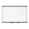 U Brands Dry Erase<PINIT Steel Dry-Erase Whiteboard, Aluminum Frame, 3' x 2' (2805U00-01)