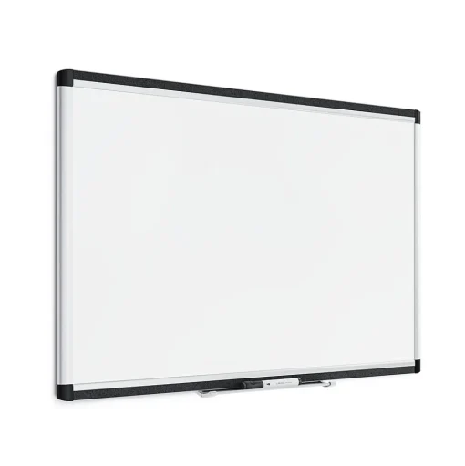U Brands Dry Erase<PINIT Steel Dry-Erase Whiteboard, Aluminum Frame, 3' x 2' (2805U00-01)