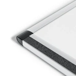 U Brands Dry Erase<PINIT Steel Dry-Erase Whiteboard, Aluminum Frame, 3' x 2' (2805U00-01)