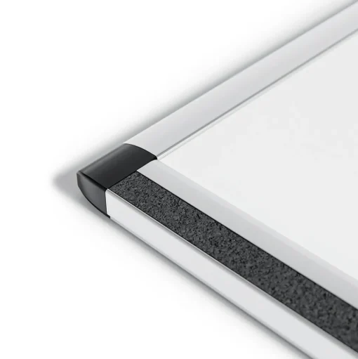 U Brands Dry Erase<PINIT Steel Dry-Erase Whiteboard, Aluminum Frame, 3' x 2' (2805U00-01)