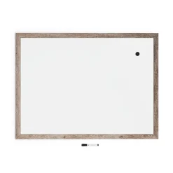 U Brands Dry Erase<Steel Dry-Erase Whiteboard, MDF Frame, 3' x 4' (4893U00-01)