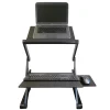 Uncaged Ergonomics Standing Desks<WorkEZ Standing Desk, Black (WESDB)