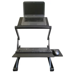 Uncaged Ergonomics Standing Desks<WorkEZ Standing Desk, Black (WESDB)