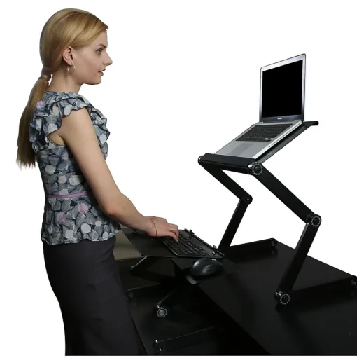 Uncaged Ergonomics Standing Desks<WorkEZ Standing Desk, Black (WESDB)