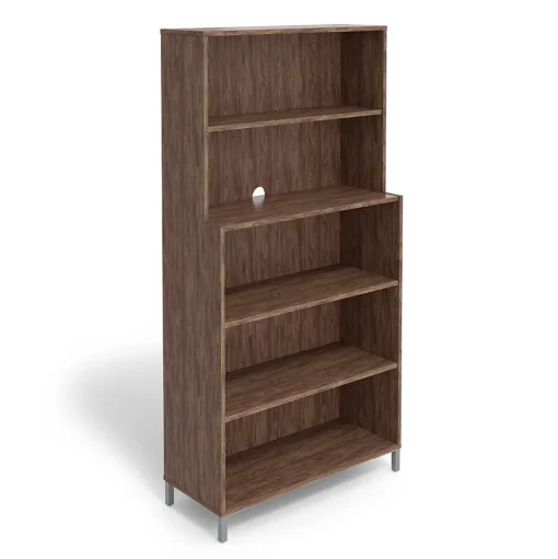Union & Scale Bookcases<™ Essentials 5 Shelf 72"H Laminate Bookcase, (UN56975)