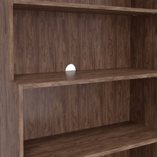Union & Scale Bookcases<™ Essentials 5 Shelf 72"H Laminate Bookcase, (UN56975)