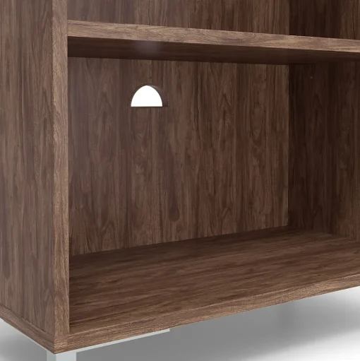 Union & Scale Bookcases<Essentials 3 Shelf 45"H Laminate Bookcase, (UN56977)