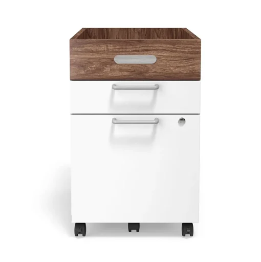 Union & Scale File Cabinets<™ Essentials 2-Drawer Mobile Vertical File Cabinet, Letter/Legal, Lockable, 24.2"H x 15.5"W x 21"D,