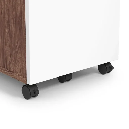 Union & Scale File Cabinets<™ Essentials 2-Drawer Mobile Vertical File Cabinet, Letter/Legal, Lockable, 24.2"H x 15.5"W x 21"D,