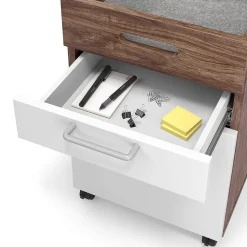 Union & Scale File Cabinets<™ Essentials 2-Drawer Mobile Vertical File Cabinet, Letter/Legal, Lockable, 24.2"H x 15.5"W x 21"D,