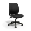 Union & Scale Office Chairs<™ Essentials™ Ergonomic Armless Fabric Task Chair, Black (UN59382)