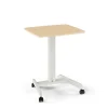 Union & Scale Standing Desks<™ Essentials 24"W Rectangular Adjustable Standing Desk, Natural (FWS07-2)