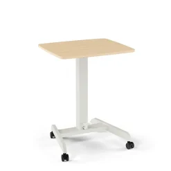Union & Scale Standing Desks<™ Essentials 24"W Rectangular Adjustable Standing Desk, Natural (FWS07-2)