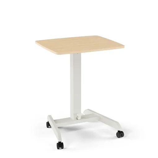 Union & Scale Standing Desks<™ Essentials 24"W Rectangular Adjustable Standing Desk, Natural (FWS07-2)