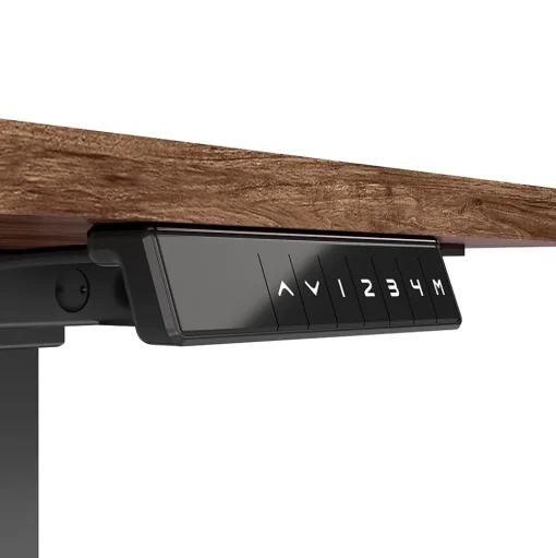 Union & Scale Standing Desks<™ Essentials 55"W Electric Rectangular Adjustable Standing Desk, (UN56207)