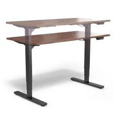 Union & Scale Standing Desks<™ Essentials 55"W Electric Rectangular Adjustable Standing Desk, (UN56207)