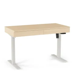 Union & Scale Standing Desks<™ Essentials 48"W Rectangular Adjustable Standing Desk, Natural (UN60416-CC)