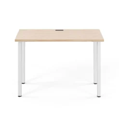 Union & Scale Office Desks<™ Essentials 42"W Rectangular Writing Desk, Natural (UN60411-C)