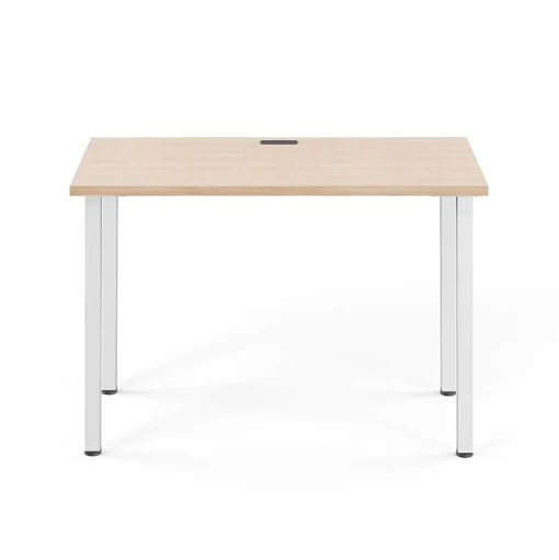 Union & Scale Office Desks<™ Essentials 42"W Rectangular Writing Desk, Natural (UN60411-C)