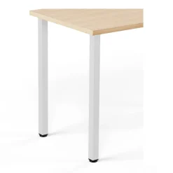 Union & Scale Office Desks<™ Essentials 42"W Rectangular Writing Desk, Natural (UN60411-C)