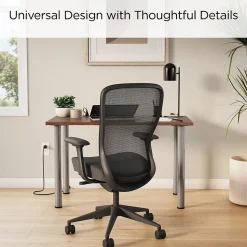 Union & Scale Office Desks<™ Essentials 48"W Computer and Writing Desk, Espresso (UN56970)